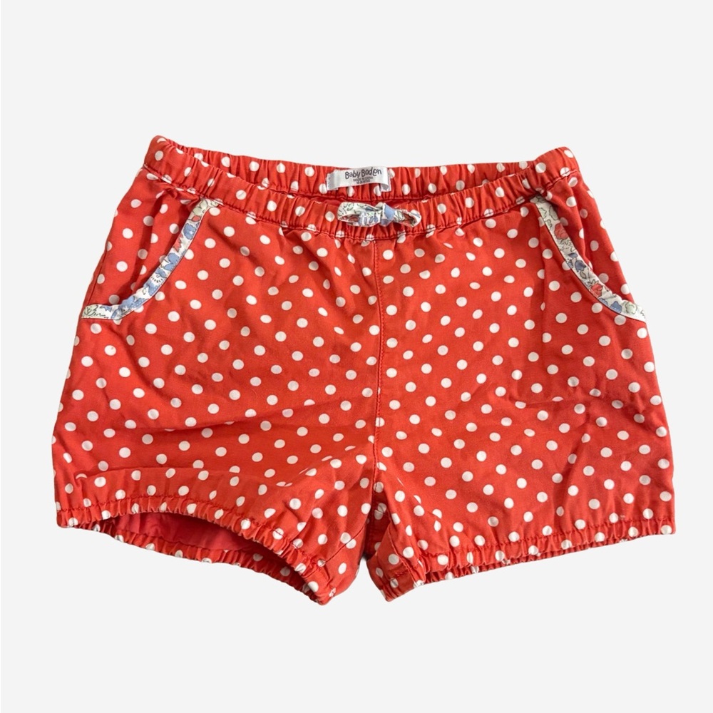 Baby Boden Red Polka Dot Shorts